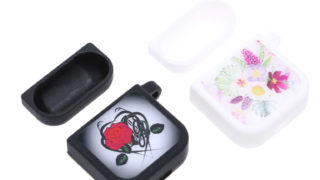 AirPodsケース/アクリル貼り付けシリコン型　HDP06